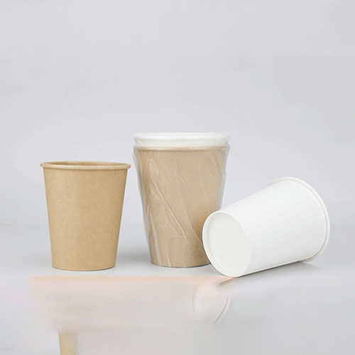 12oz Single Wall Bamboo Pulp Paper Coffee Cups